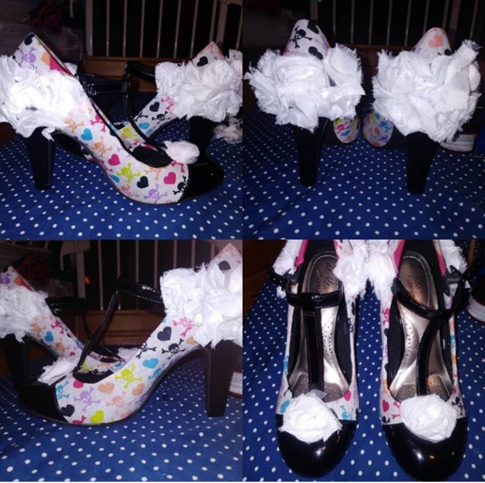 Carnivale t strap heels custom heels